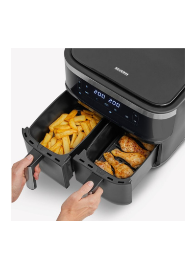 قلاية هوائية ( دبل سلة ) - 8 لتر - ديجتل(سيفيرين)