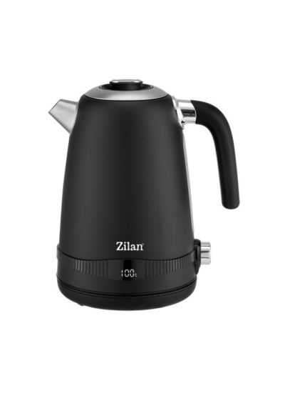 كتل ستنستيل (اسود) - اختيار الحرارة ديجتل- 1.7 لتر(زيلان)