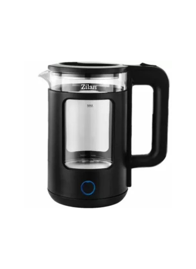 كتل زجاج + ستنستيل اسود - 1.5 لتر(زيلان)