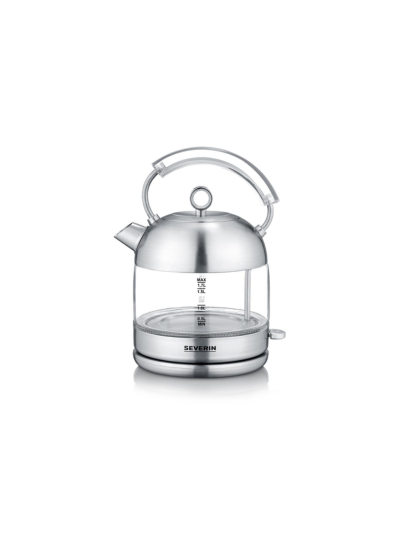 كتل ( زجاج - شكل ابريق + اضاءة ) 1.7 لتر(سيفيرين)